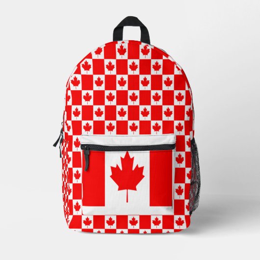 Funy Backpacks Canada art プリントバックパック (正面)