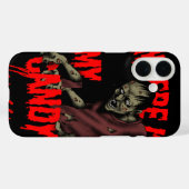 Funy iPhone 16ケースfor skul halloween Case-Mate iPhoneケース (裏面 (横))