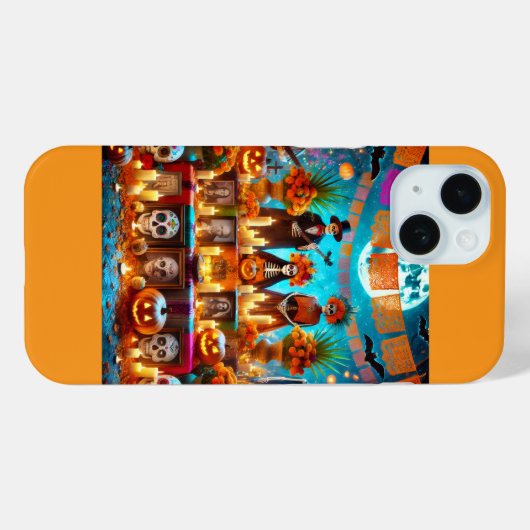 Funy  iPhone Cases halloween party  Case-Mate iPhoneケース (裏面 (横))