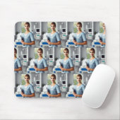 Funy Mouse Pads & Desk Mats for bourse day マウスパッド (マウス)
