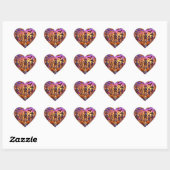Funy scrapbook stickers 2025 ハートシール (シート)