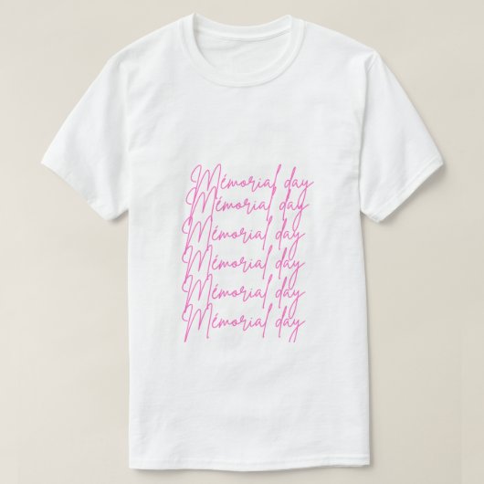 Funy Tshirt mémorial day  Tシャツ (デザイン正面)