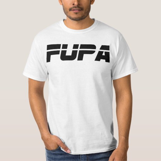 FUPA （白） Tシャツ (正面)