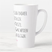 Für alle, die draußen malochen – und drinnen verzi カフェラテマグ (右)