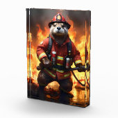 **"Fur and Flames: The Otter Fireman’s Backburning フォトブロック (右)
