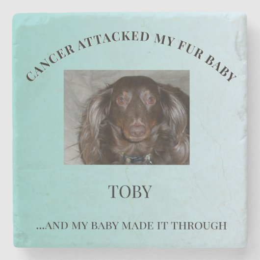 Fur Baby Courage & Healing Design ストーンコースター (正面)