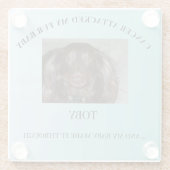 Fur Baby Light & Healing Tribute ガラスコースター (裏面)