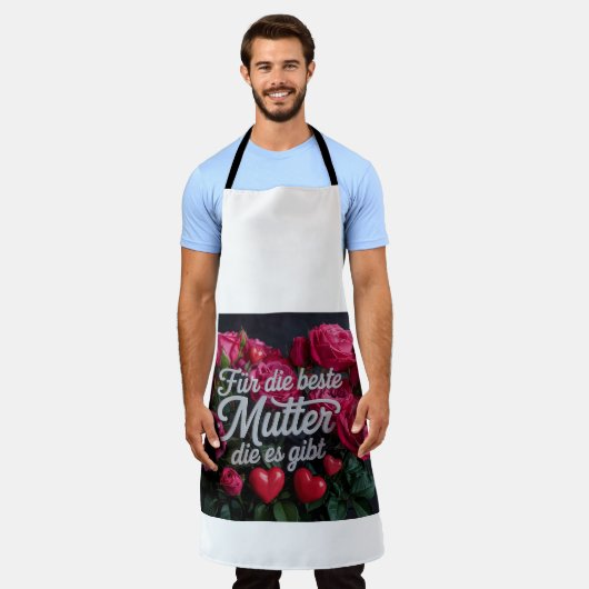 Für die Beste Mutter die es gibt エプロン (着用した状態)