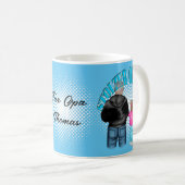 Für die stolzer Opa Motiv Oma mit Enkelin Tasse コーヒーマグカップ (正面右)