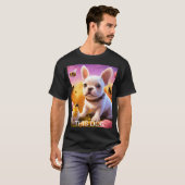 「Fur-Ever Friend Tee - Perfect for愛犬家!」 Tシャツ (正面フル)