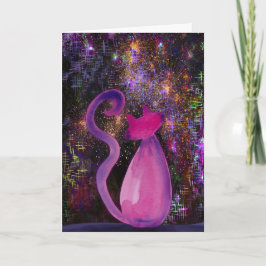 Fur-Ever in Our Hearts Cat Sympathy Card カード