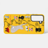 Fur-ever Yours Cat Samsung Galaxy Case Samsung Galaxyケース (裏面横)