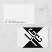 Für Herren mit Anspruch und Schwarzen Ideen 名刺 (正面/裏面)