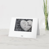 Fur immer im Herzen - in Liebe! カード (裏面)