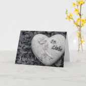 Fur immer im Herzen - in Liebe! カード (黄色い花)