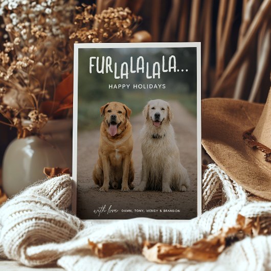 FUR LA LA LA LA... 犬の写真 クリスマス