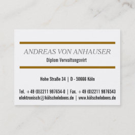 Für Makler & Immobilienexperten 名刺