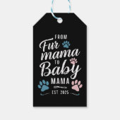 Fur MamaからBaby Mamaへ 2025年設立 犬 猫のママ ギフトタグ (裏面)