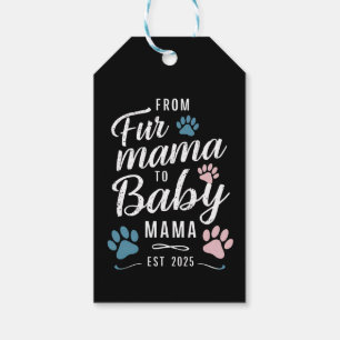 Fur MamaからBaby Mamaへ 2025年設立 犬 猫のママ ギフトタグ