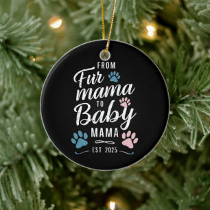 Fur MamaからBaby Mamaへ 2025年設立 犬 猫のママ セラミックオーナメント