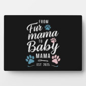 Fur MamaからBaby Mamaへ 2025年設立 犬 猫のママ フォトプラーク (正面)