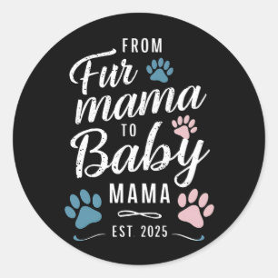 Fur MamaからBaby Mamaへ 2025年設立 犬 猫のママ ラウンドシール