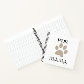 Fur Mama ペット好きなママへの母の日と誕生日プレゼント ノートブック (内部)