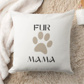 Fur Mama 愛犬家の母の日＆誕生日 クッション (ブランケット)