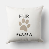 Fur Mama 愛犬家の母の日＆誕生日 クッション (裏面)