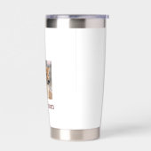 Fur Mama Love – Cute Dog Photo Water Bottle 保温保冷タンブラー (左面)