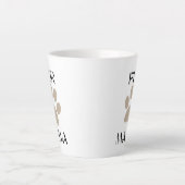 Fur Mama, Pet Lover Mother’s Day & Birthday カフェラテマグ (正面)