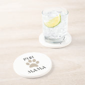 Fur Mama, Pet Lover Mother’s Day & Birthday コースター (側面)