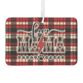 Fur Mama Plaid Air Freshener カーエアーフレッシュナー (裏面)