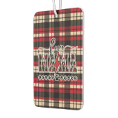 Fur Mama Plaid Air Freshener カーエアーフレッシュナー (左)