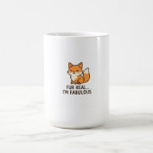 Fur real fabulous fox mug コーヒーマグカップ (中央)