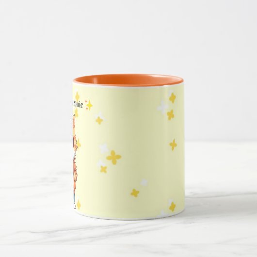 Fur Real, I’m Iconic | Funny Cat Quote マグカップ (中央)