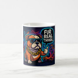 Fur Real Though コーヒーマグカップ