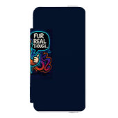 Fur Real Though Incipio iPhoneウォレットケース (フォリオ 正面)