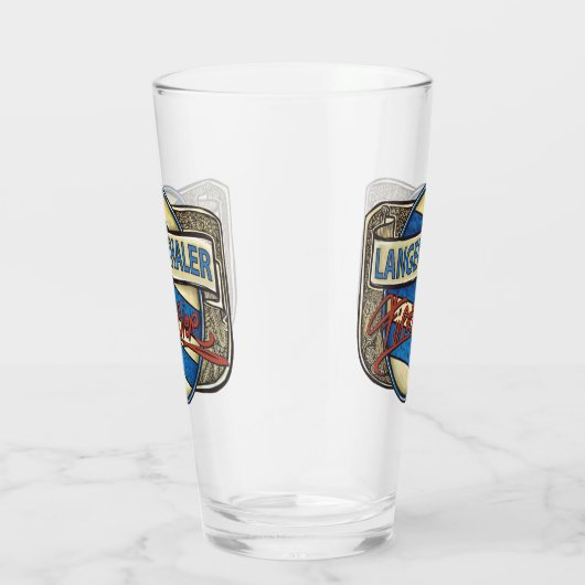 Fürabebier Glas in Langenthal der echte Biergenuss タンブラーグラス (右)