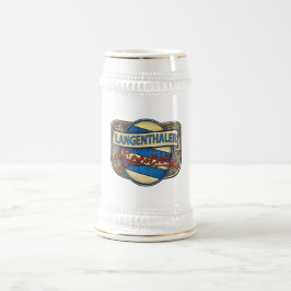 Fürabebier Glas in Langenthal der echte Biergenuss ビールジョッキ