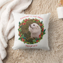 FURever In Myハートクリスマスペットテンプレート/白