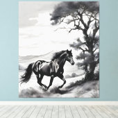 Fúria Equina キャンバスプリント (インサイチュ (ウッドフロア))