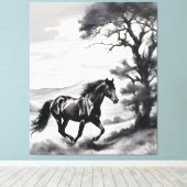 Fúria Equina キャンバスプリント (インサイチュ (ウッドフロア))