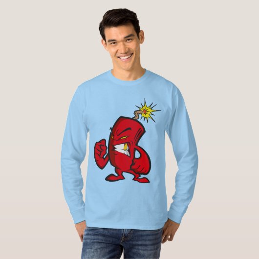 Furious dynamite man tシャツ (正面フル)