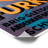 FURKA-OBERALPナローマウンテンパススイス ポスター (角)