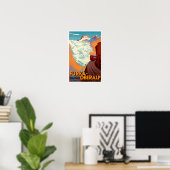 Furka Pass Switzerland vintage travel Poster ポスター (ホームオフィス)