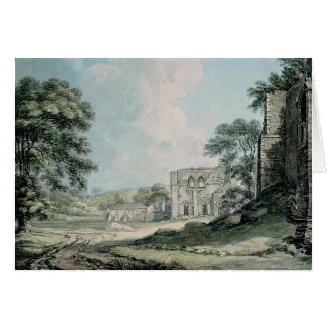 Furnessの大修道院、Lancashire (正面横)