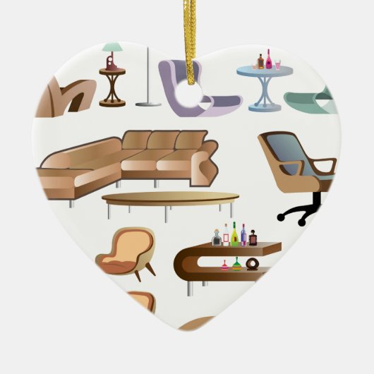 Furniture_Set_Collection セラミックオーナメント (正面)