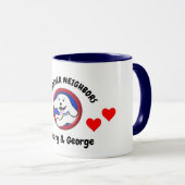 Furrever隣人のパーソナライズされたマグカップ マグカップ (正面右)