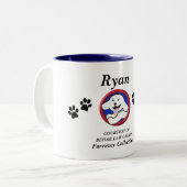 Furrever パーソナライズされた Coffee企業の Mug: ツートーンマグカップ (正面左)